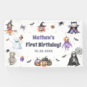 Halloween Ghost 1. Geburtstags-Party Banner