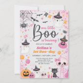 Halloween Ghost 1. Geburtstags-Party Einladung (Vorderseite)