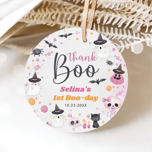 Halloween Ghost 1. Geburtstags-Party Geschenkanhänger