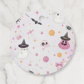 Halloween Ghost 1. Geburtstags-Party Geschenkanhänger (Rückseite)