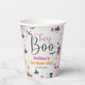 Halloween Ghost 1. Geburtstags-Party Pappbecher (Vorderseite)