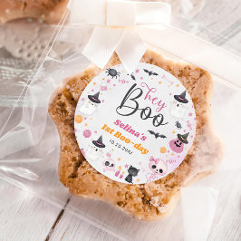 Halloween Ghost 1. Geburtstags-Party Runder Aufkleber