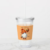 Halloween Ghost Acrylic Tumbler Acryltrinkbecher (Vorderseite)