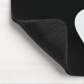 Halloween Ghost Albern Gesichtskostüm Funny Beängs Mousepad (Ecke)