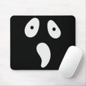 Halloween Ghost Albern Gesichtskostüm Funny Beängs Mousepad (Mit Mouse)