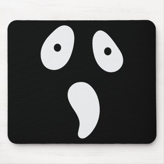 Halloween Ghost Albern Gesichtskostüm Funny Beängs Mousepad (Vorne)