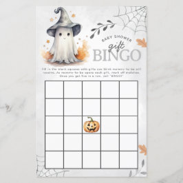 Halloween Ghost Baby Dusche Bingo Spiel