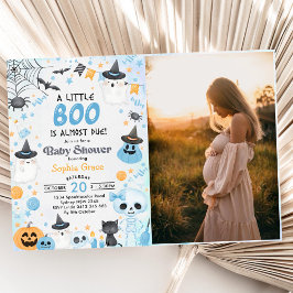 Halloween Ghost Baby Dusche Party Foto Einladung