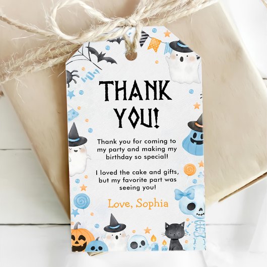 Halloween Ghost Baby Dusche Party Geschenkanhänger