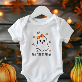 Halloween Ghost Baby Girls zu Niedlich, um zu spre Baby Strampler