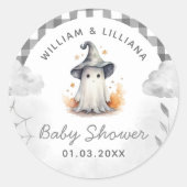 Halloween Ghost Baby Shooting Sticker (Vorderseite)