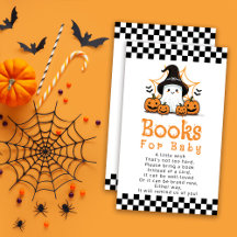 Halloween Ghost Baby Shower Books for Baby