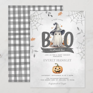 Halloween Ghost Baby Shower Einladung