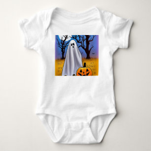 Halloween Ghost Baby Strampler