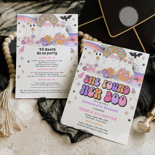 Halloween Ghost Bachelorette Sie fand ihren Boo Einladung