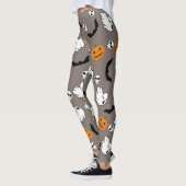 Halloween Ghost Bats Skull Pumpkin Leggings (Links)