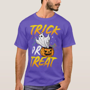 Halloween Ghost Beängstigend Pumpkin Boys Girls Ki T-Shirt