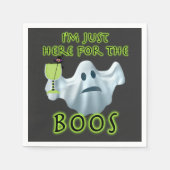 Halloween Ghost bin ich nur hier für die Boos Serviette (Vorderseite)