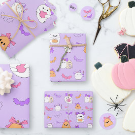 Halloween Ghost Birthday Geschenkpapier Set