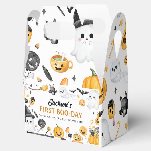 Halloween Ghost Birthday Party Fevor Box Geschenkschachtel (Geöffnet)