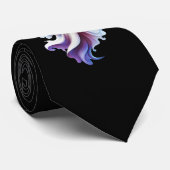 Halloween Ghost Black-Krawatte Krawatte (Gerollt)