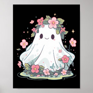 Halloween Ghost Blume Kostüm Frauen Mädchen Hallow Poster