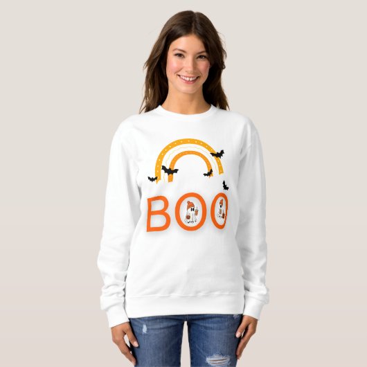 Halloween Ghost Boo 1 Sweatshirt (Vorne ganz)