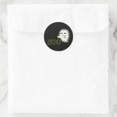 HALLOWEEN GHOST - BOO-2-Aufkleber Runder Aufkleber (Tasche)