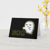 HALLOWEEN GHOST - BOO 2 KARTE (Gelbe Blume)
