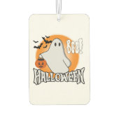 Halloween Ghost Boo Air Freshener - Spooky Pumpkin Autolufterfrischer (Rückseite)