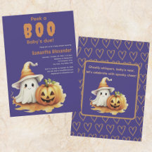 Halloween Ghost Boo Babydusche Einladung