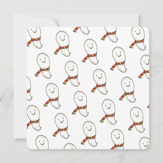 Halloween Ghost Boo-Donnerstag Einladung (Rückseite)