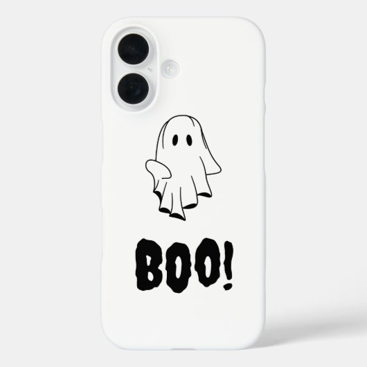 Halloween Ghost Boo iPhone Case Design fest (Rückseite)