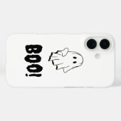 Halloween Ghost Boo iPhone Case Design fest (Rückseite (Horizontal))