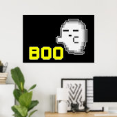 HALLOWEEN GHOST - BOO POSTER (Heimbüro)