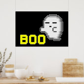 HALLOWEEN GHOST - BOO POSTER (Küche)