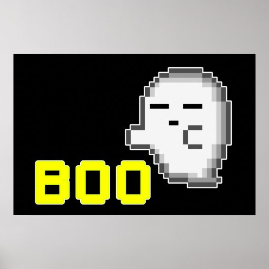 HALLOWEEN GHOST - BOO POSTER (Vorne)