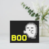 HALLOWEEN GHOST - BOO POSTKARTE (Stehend Vorderseite)