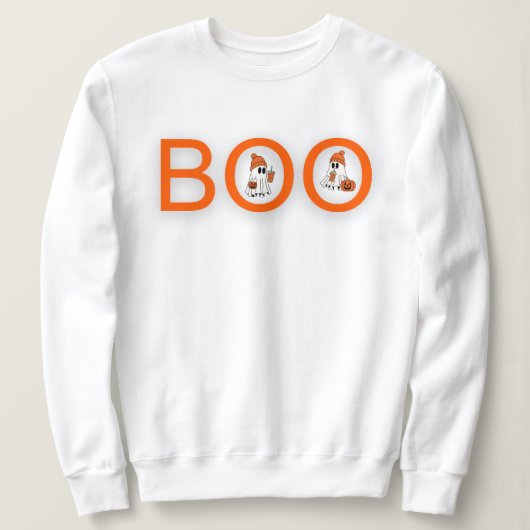 Halloween Ghost boo Sweatshirt (Design vorne)