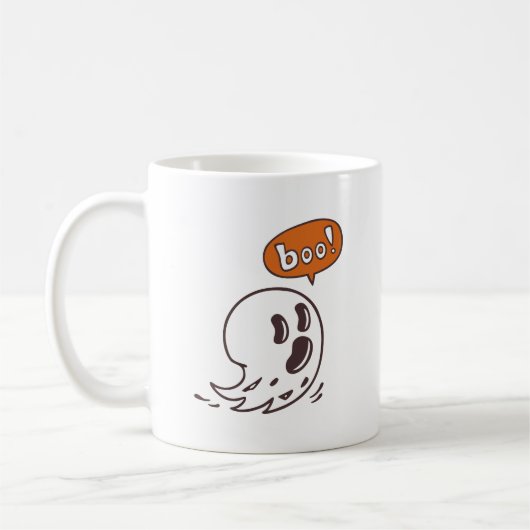 Halloween Ghost Boo Tasse (Links)