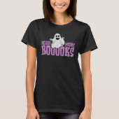 Halloween Ghost Book Lover T - Shirt (Vorderseite)
