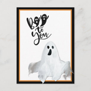 Halloween Ghost Boom für dich Niedlich Postkarte
