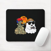 Halloween Ghost Boys Kids Gaming Beängstigend Skel Mousepad (Mit Mouse)