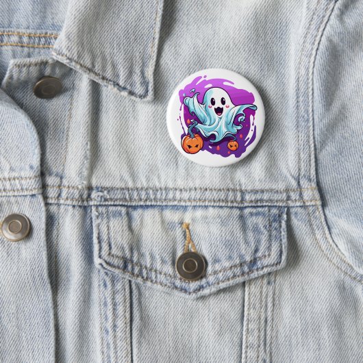 Halloween Ghost-Button Button (Beispiel)