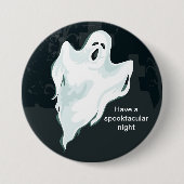 Halloween Ghost-Button Button (Vorderseite)