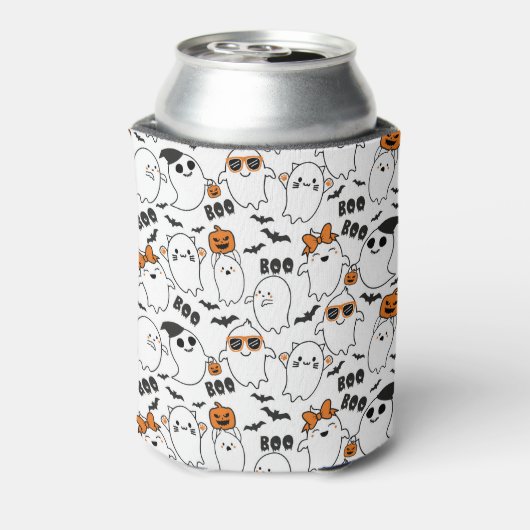 Halloween Ghost Can Cooler Dosenkühler (Kanne Rückseite)