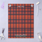 Halloween Ghost Candle Lettering Seidenpapier (Basteln)