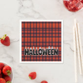 Halloween Ghost Candle Lettering Serviette (Beispiel)