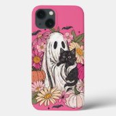 Halloween Ghost Cat iPhone / iPad Fall Case-Mate iPhone Hülle (Rückseite)