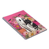 Halloween Ghost Cat iPhone / iPad Fall Notizblock (Rechte Seite)